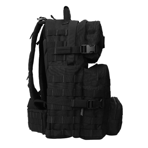 CAMO spot stor kapacitet sport utomhus bergsklättring vandring multifunktionell polyesterkryptering 600D taktisk ryggsäck Black 20‘’*15‘’*13‘’