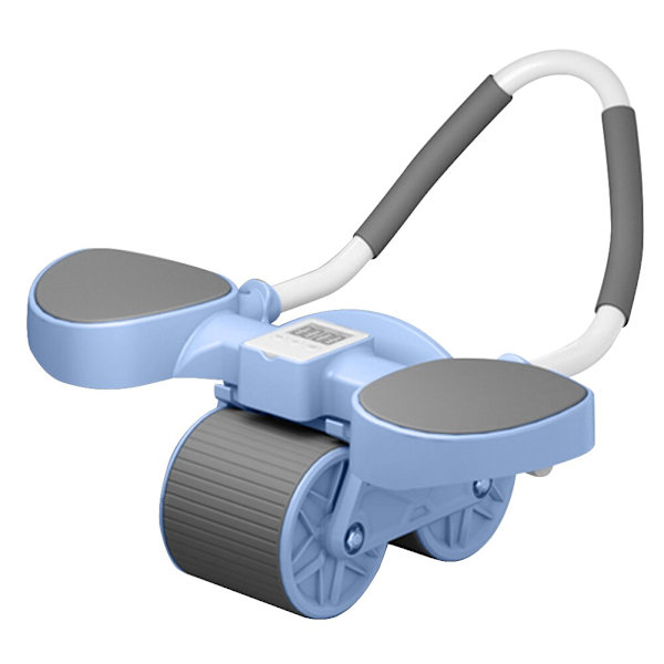 Ab Roller Wheel Magmuskler Fitness Wheel Au Blue with timer