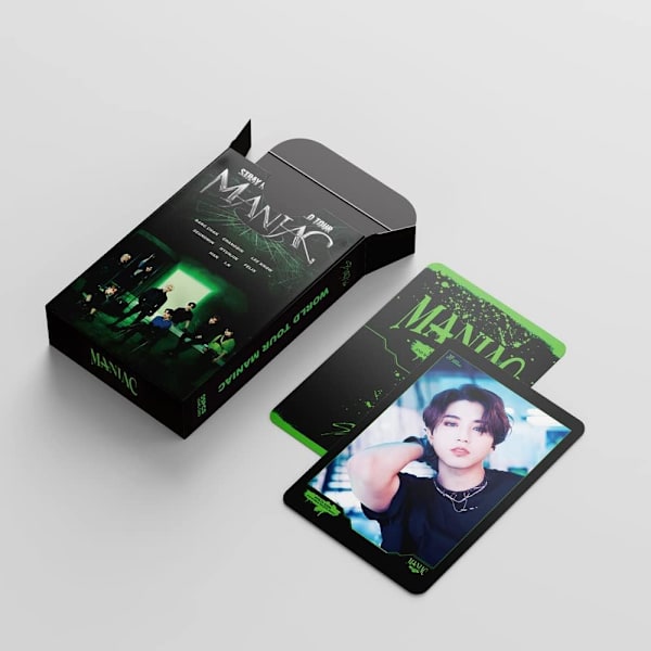 Stray Kids Galning Stray Kids Merch Lomo Cards Stray Kids 2ND World Tour Galning Albumkort Stray Kids fotokort för fans (galning)