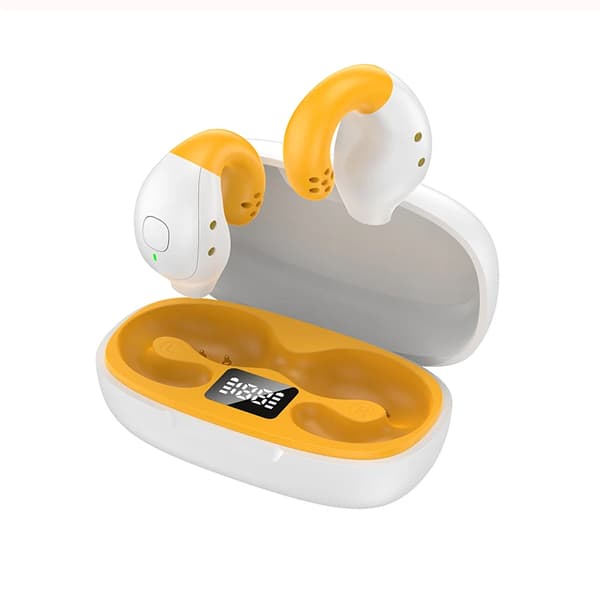 TWS R18 Bluetooth hörlurar Trådlös Bluetooth Hea Black yellow