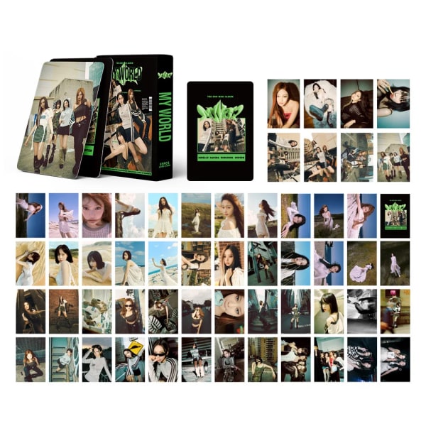 55st/kartong Kpop IVE det 1:a albumet lomo cards my world FIFTY FIFTY Photocards G-IDLE 6:e minialbumet I FEEL fotokort 05
