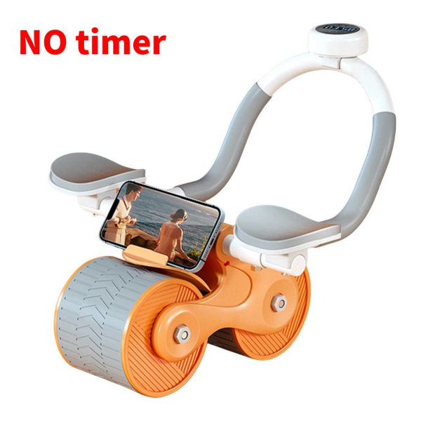 Abdominal Wheel Automatisk Rebound Magmuskel Orange no timer