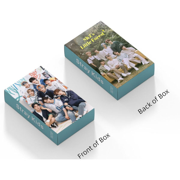 55 st Stray Kids Lomo Cards Stray Kids SKZ:s lilla skogen nya album Stray Kids Vykort Present till fans (B) A
