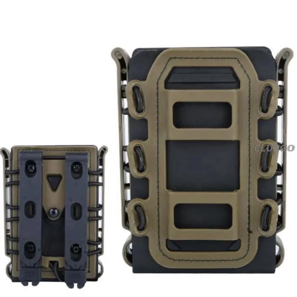 Tactical Molle Magazine Pouch AR 15 M4 AK 47 7,62 5,56 9mm Scorpion Fast Mag case Hållare Gun Jakt Airsoft Tillbehör 5.56 7.62mm BT