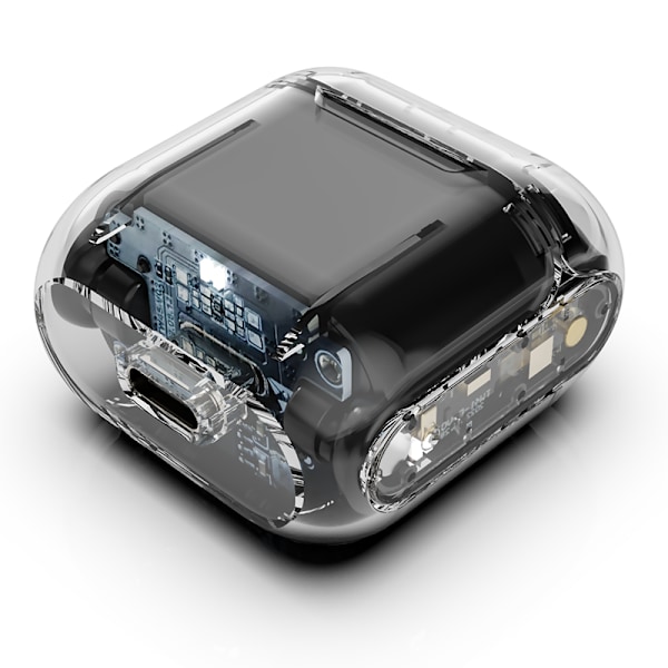 2023 TWS Bluetooth 5.3 Trådlösa hörlurar Black