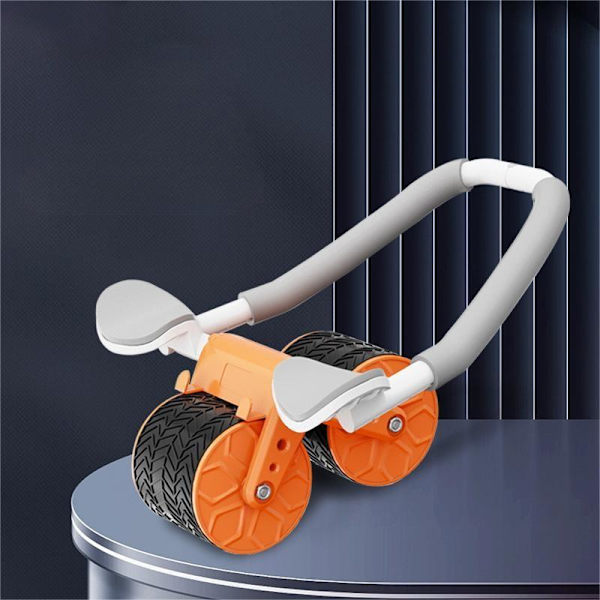Ab Roller Wheel Automatisk Rebound Med Armbågsstöd Orange no timer