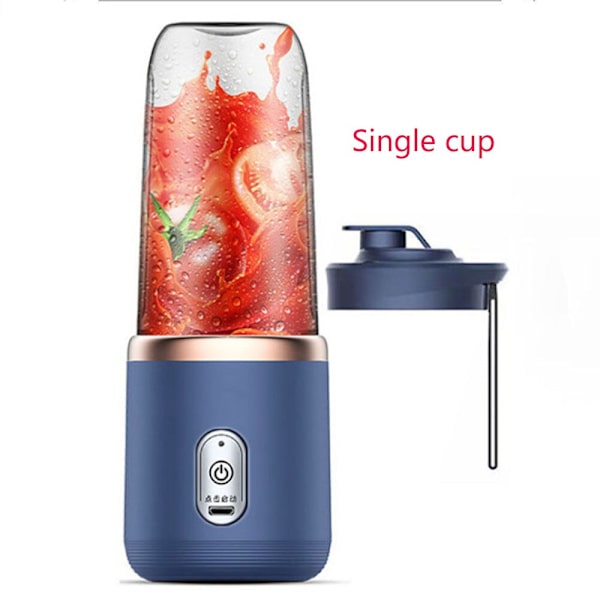 Bärbar elektrisk juicepress 400 ml Citron Orange Fruktpressare Multifunktionsmixer Frukt Smoothie Blender Sports Juice Cup Single cup