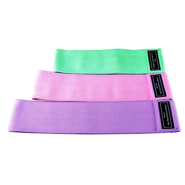 1st Unisex Fitness Elastiskt Band för Sport Ben Lår Glutes Butt Squat 3 Nivåer Resistance Gym Band för bred träning rubber green 10lb