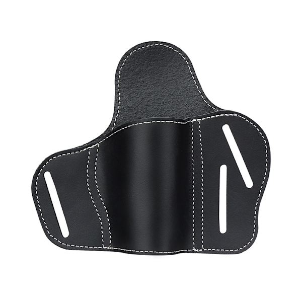 Nytt bärbart koskinn utomhus Tactical 1911 Scorpion Pistol Case Midja Hängande Osynlig Quick Pull Gun Case Black