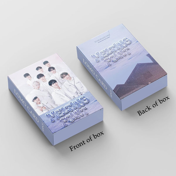 55 st KPOP ZB1 Lomo-kort ZEROBASEONE MELTING POINT Nytt album ZEROBASEONE Vykort Kort för fans (stil-A) Style-a