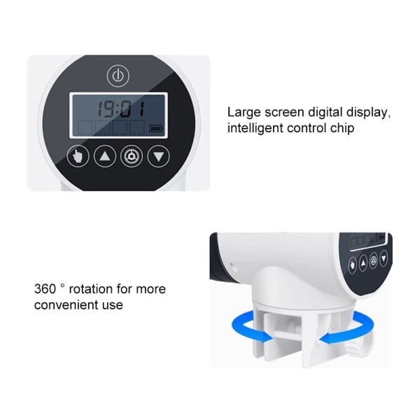 Automatisk akvariematare Intelligent Timing Feede YSQ-750