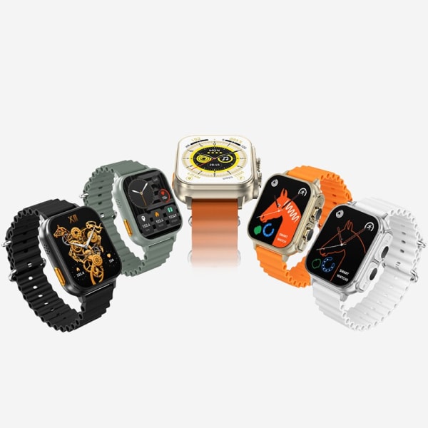 N22 Wireless TWS Bluetooth hörlurar Smart Watch He Orange