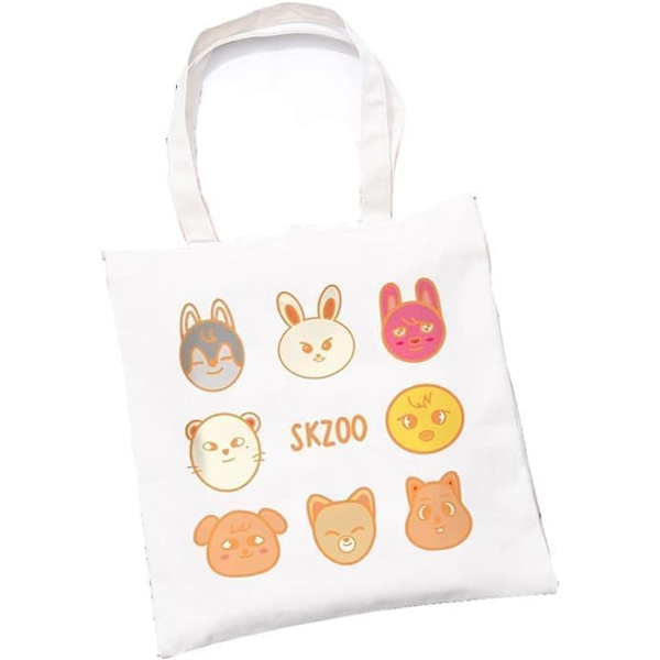 Kpop Stray Kids SKZOO Sminkväska SKZ Axelväska Printed Enkelt kreativt för SKZ-fans, en B