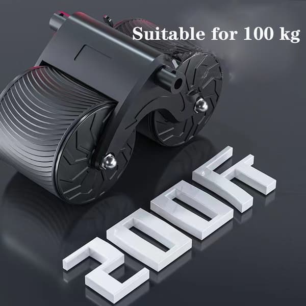 Plank Trainer Push Up Healthy Abdominal Wheel Auto Black