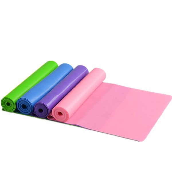 Yoga Fysioterapi Elastiskt band, Gym Resistance Band, Sport Stretching Training Rep, Fitness Equipment, Gym Accessories pink