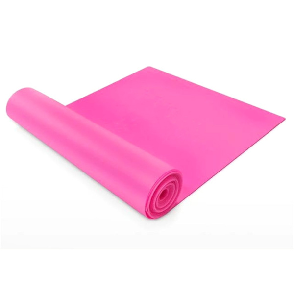 Yoga Fysioterapi Elastiskt band, Gym Resistance Band, Sport Stretching Training Rep, Fitness Equipment, Gym Accessories Pink