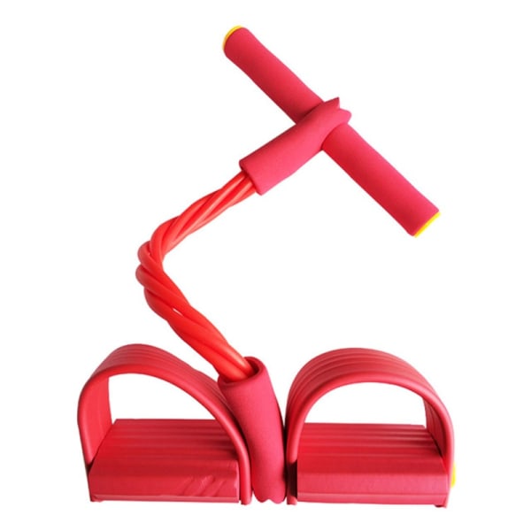 4 Resistanta elastiska dragrep Tränarroddare Magmotståndsband Hemgym Sportträning Elastiska band för fitness B-Red