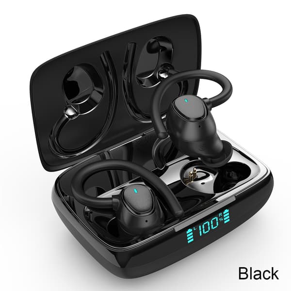 20 timmars speltid Simning Vattentät Bluetooth-c Type 1/Black