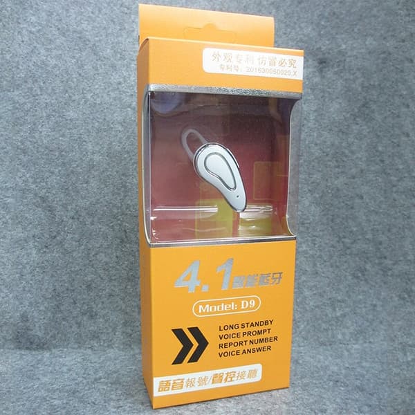 D9 Bluetooth Headset Handsfree Auriculares 5.0 wir Pink with box