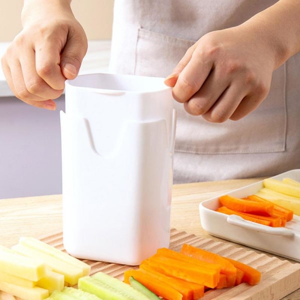Gurkskärare Multifunktionell grönsakshackare manuell jordgubbskärare Morotsstav Hushållsredskap för frukt och grönsaker Cucumber Slicer
