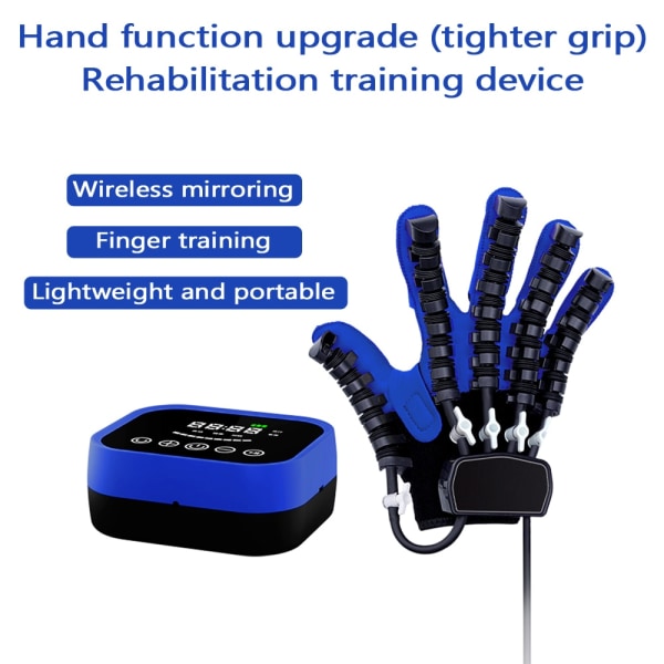 Handrehabilitering Robothandske Stroke Handreabilatator och återhämtningsutrustning Fysioterapi för hempiplegi Fingerträning Right hand S