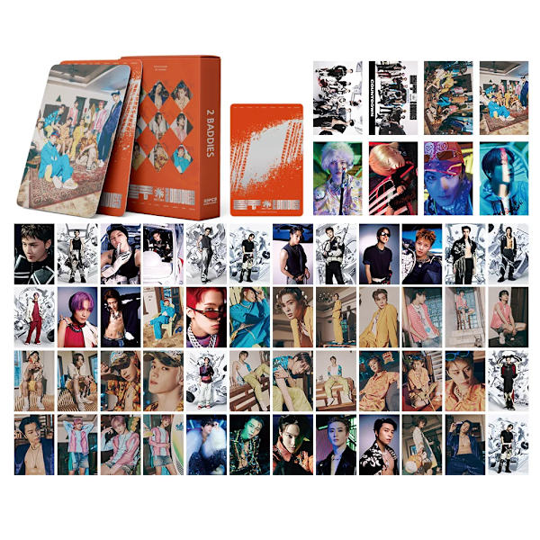 Kpop mellan 1&2 fotokort STAYC We Need Love lomo-kort SF9 The Wave of9 PhotoCards 2 Baddies lomo-kort 02