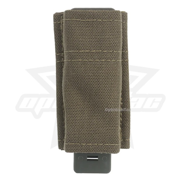 OphidianTac FAST 9MM/1911 Single Magazine Pouch Tactical MOLLE Mag Pouch med Quick Release Kydex Insert för GLOCK M9 P226 HK USP 1911-GR