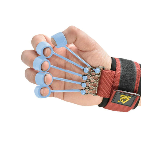 Fingerstärkarband Set Strengthener Exerciser Kit Fingersträckare påskynda rehabilitering 10/20/40/60lbs 40
