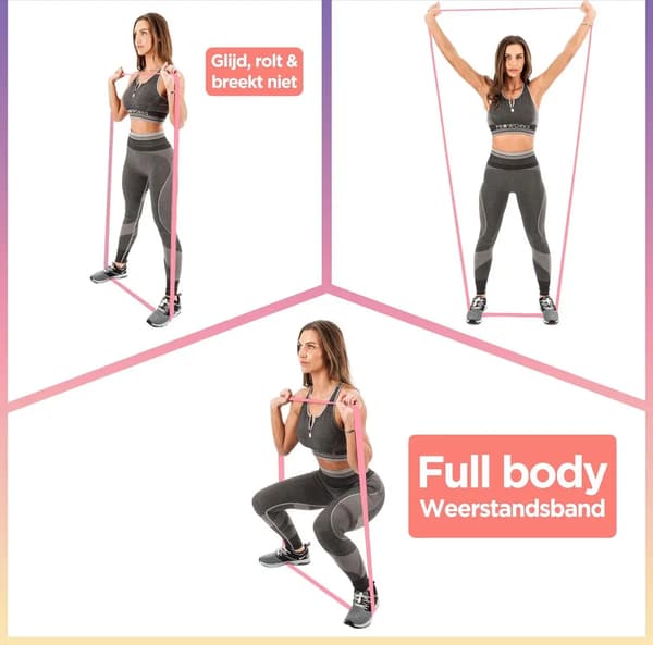Long Booty Band Höft Circle Loop Resistance Band Träningsövning för ben Lår Glute Butt Squat Halkfri design marble medium-W3