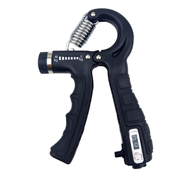 Räknedynamometer Handgrepp Fitness Handgrepp 5-60 kg Handträning Gripper Gymutrustning Handledsrehabiliteringsutvecklare 5-60kg Black