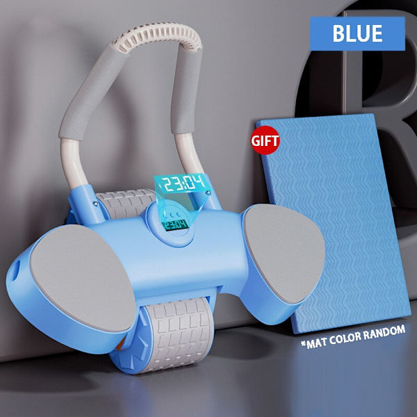 Två-i-ett Counting Flat Support Abdominal Wheel T BLUE