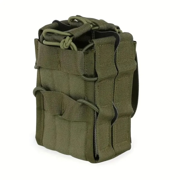 Tactical Molle 5,56 7,62 Enkel Dubbel Magasinficka M4 M16 AR15 G36 Mag Hölster EDC Outdoor Jaktväst Påsar Midjeväska OD