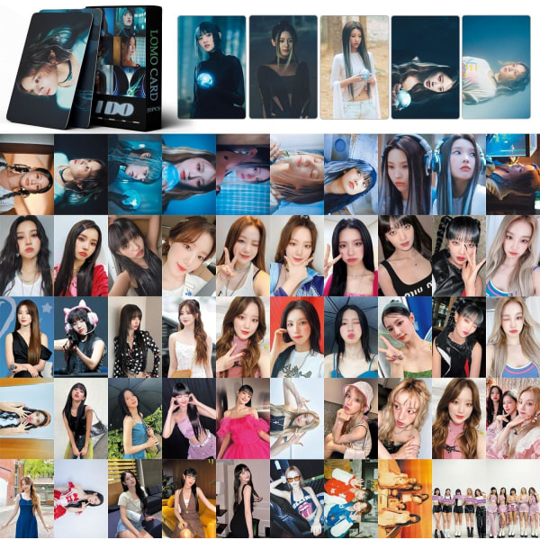 Kpop (G) I-DLE Lomo-kort 55st (G) I-DLE I DO Nytt fotoalbum (G) I-DLE Mini Lomo-vykort för fans Present (I DO 2)