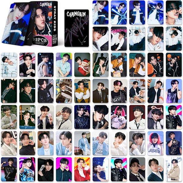 Kpopbp Stray Kids Fotokort 60 st Skz Rock Star Album Phot Changbin