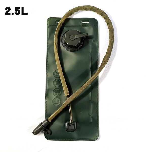 Vattenblåsa Vattenreservoar Hydration Pack Förvaringsväska BPA-fri - 2L 2,5L 3L Vikbar utomhuscampinglöparväst Ryggsäck 2.5L