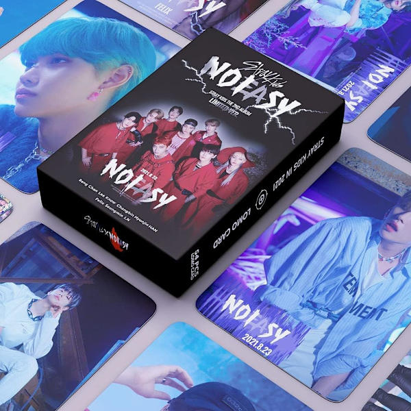 54 Stray Kids fotokort Stray Kids NOEASY Album Lomo Card Stray Kids Mini Fotokort Stray Kids Noeasy affischkort för fans