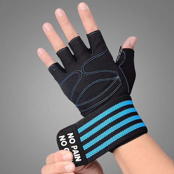 1 Par Andas Herr Dam Gym Handskar Vantar Väg normal black XS