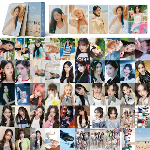 Kpop IVE 2023 Säsong Hälsningar lomo-kort VÅG Jag har IVE-fotokort JAG HAR MIN EFTER SOM Fotokort A DREAMY DAY-2