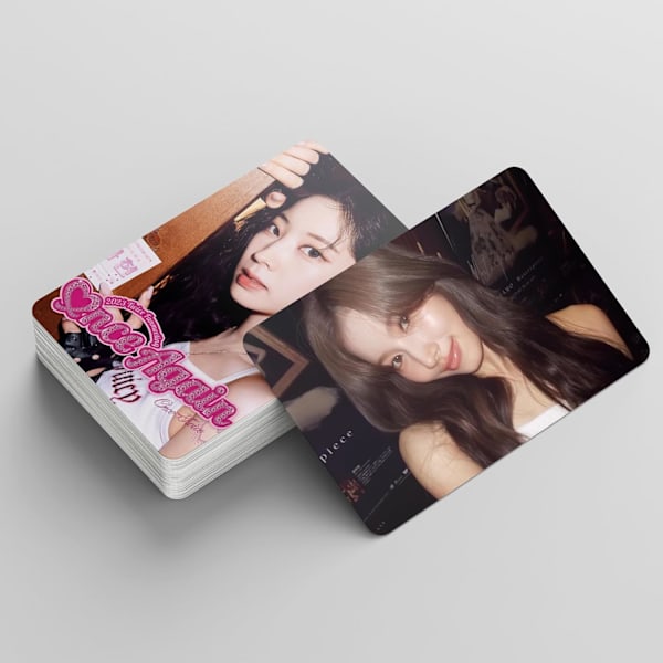 ELEFAD Kpop TVÅ GANGER Lomo-kort 55 st TVÅ GANGER Ännu en gång Nytt albumfotokort TVÅ GANGER Mini Lomo-vykort för fans Present (A) a