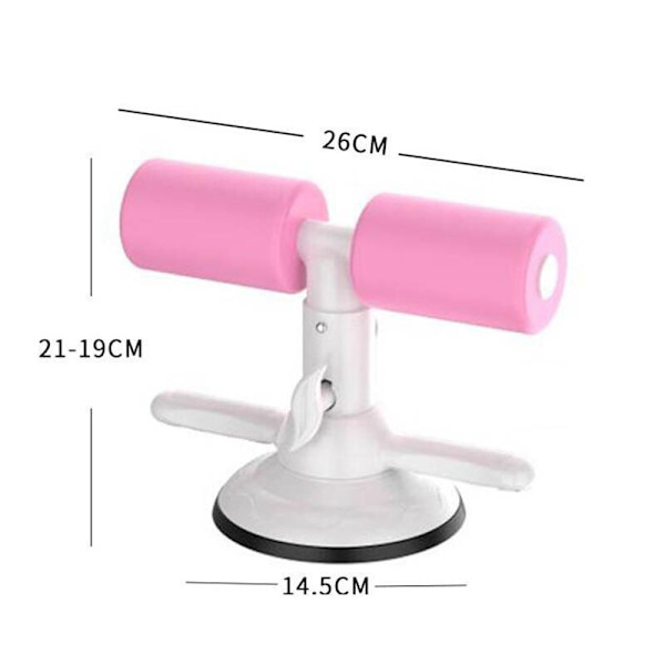 Sit Up Bar för Floor Portable Suction Sit Up Assis Rose