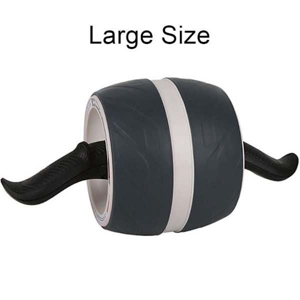 Abdominal Wheel Roller Automatisk Rebound Core Musc Black