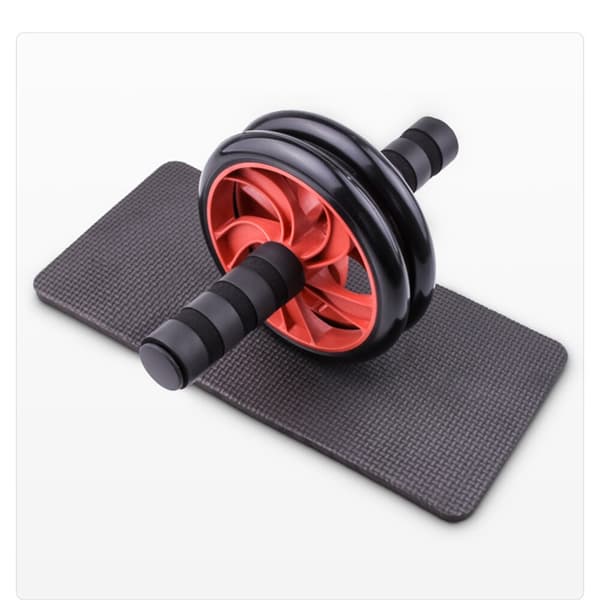 Abdominal Wheel Kit Resistance Bands Push Up Stand Ivory