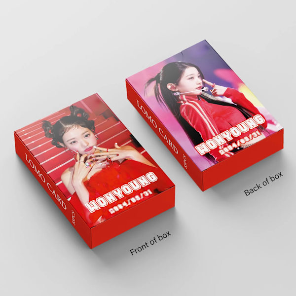 55st/kartong Kpop IVE WAVE fotokort gidle I feel lomo cards Wonyoung solo fotokort för studentpresenter 08