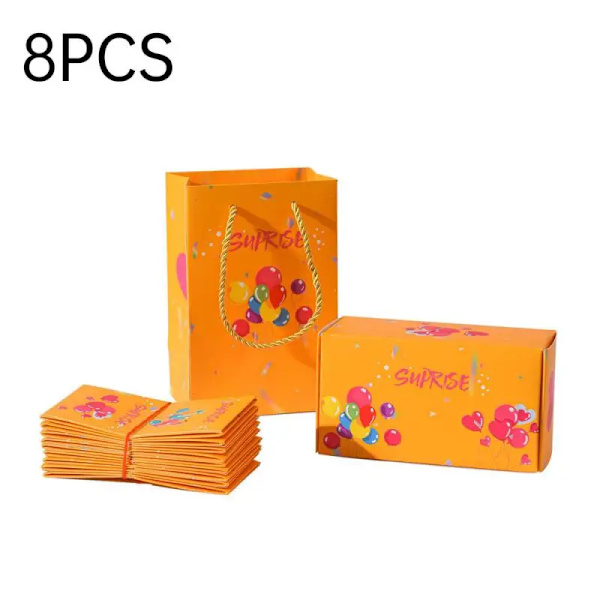 Födelsedag Kreativt Tjockt material Känna sig förvånad Studsa Design Vikbara julklappar Överraskning Hopplåda Nyår Souvenir Style K