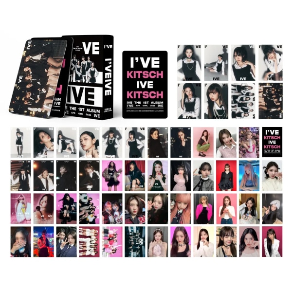 55st/kartong Kpop IVE det 1:a albumet lomo cards my world FIFTY FIFTY Photocards G-IDLE 6:e minialbumet I FEEL fotokort 05
