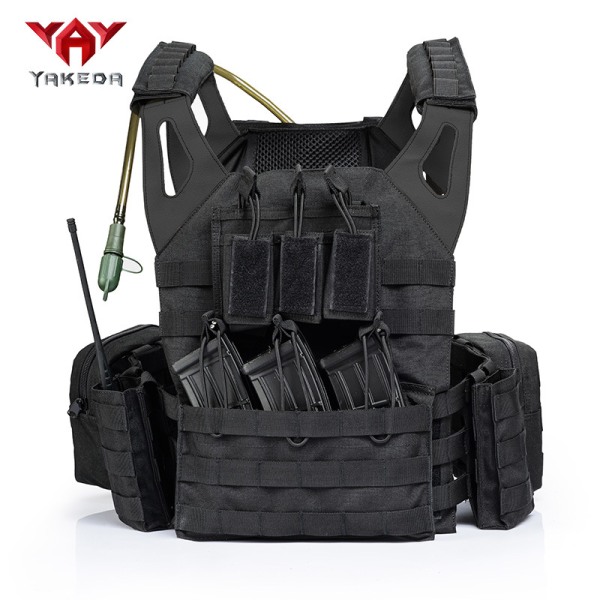 Yakoda Jpc Tactical Väst Lättvikts kamouflage träningsväst Outdoor Cs Field Equipment Tactical Väst Black CP All yards