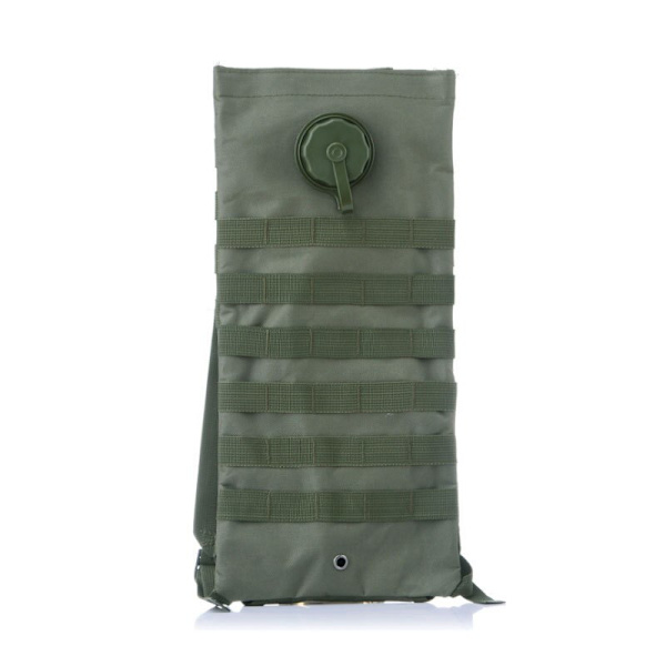 Nyankomst 3L taktisk vattenväska Militär Vandring Camping Vattenförvaring Blåsa Hydration Ryggsäck Påse Vattenväska BK