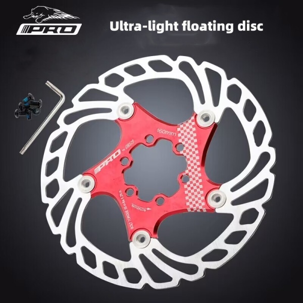 IIIPRO Cykelbromsar Rotor 180mm Bromsskiva Mtb 160 MM Disco 203mm Flytande Rotor Skivbromsar För Mountain Bike Set Cykling IIIPRO Blue 160