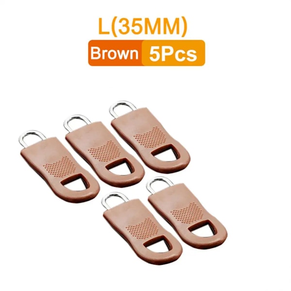 Ersättningsdragkedja Dragdragare Ände Passa rep Tag Kläder Zip Fixer Trasigt Spänne Blixtlås Sladd Flik Resväska Ryggsäck Tält Style C