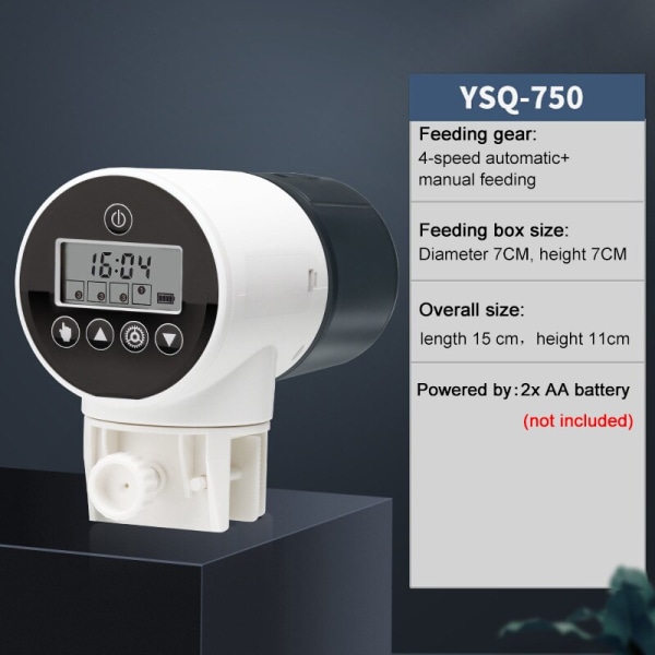 Automatisk akvariematare Intelligent Timing Feede YSQ-750